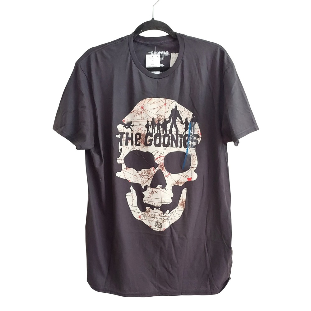 The Goonies T-Shirt Skull Treasure Map Movie unisex Size L